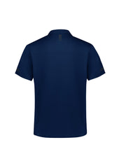 Biz Collection P200MS Balance Mens Short Sleeve Polo in Navy/Gold - back view