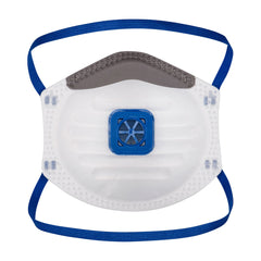 Portwest P201 FFP2 Valved Dust Mist Respirator (Pk10) in White - back view