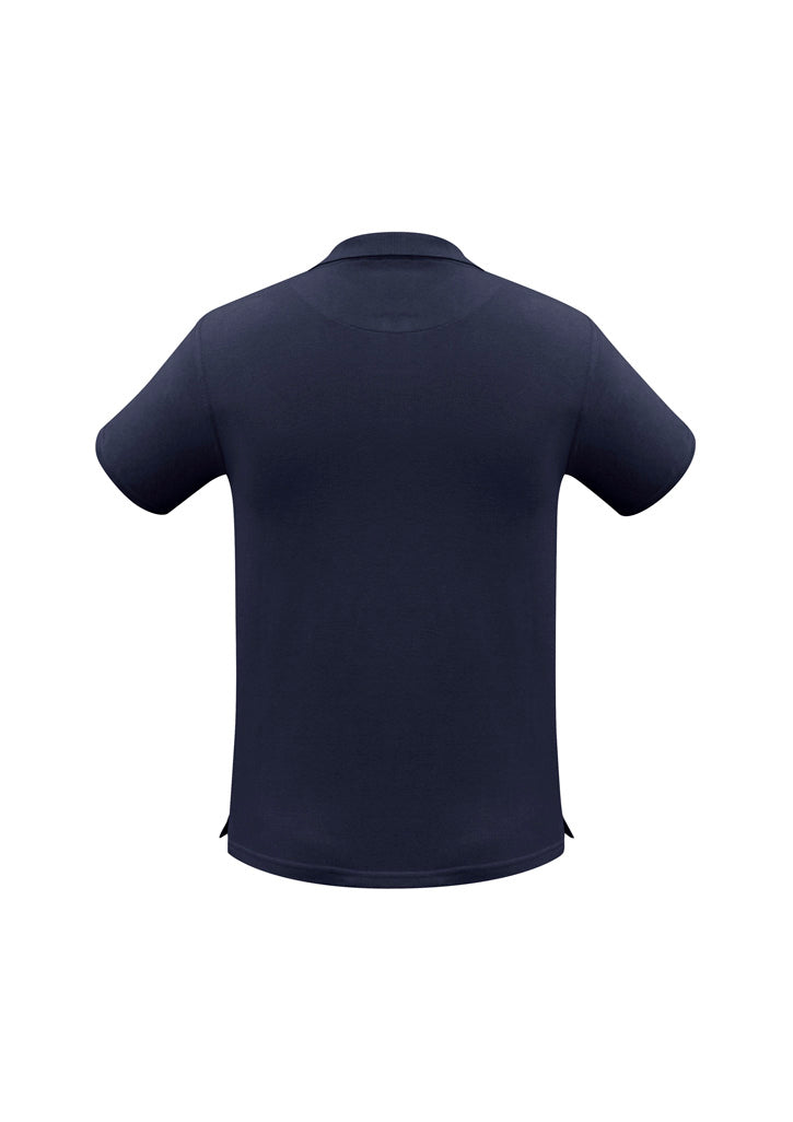 Biz Collection P2100 Neon Mens Short Sleeve Polo in Navy - back view