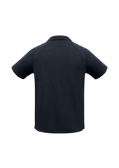 Biz Collection P300MS Sprint Mens Short Sleeve Polo in Navy - back view