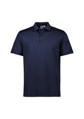 Biz Collection P313MS Focus Mens Short Sleeve Polo in Navy/Navy