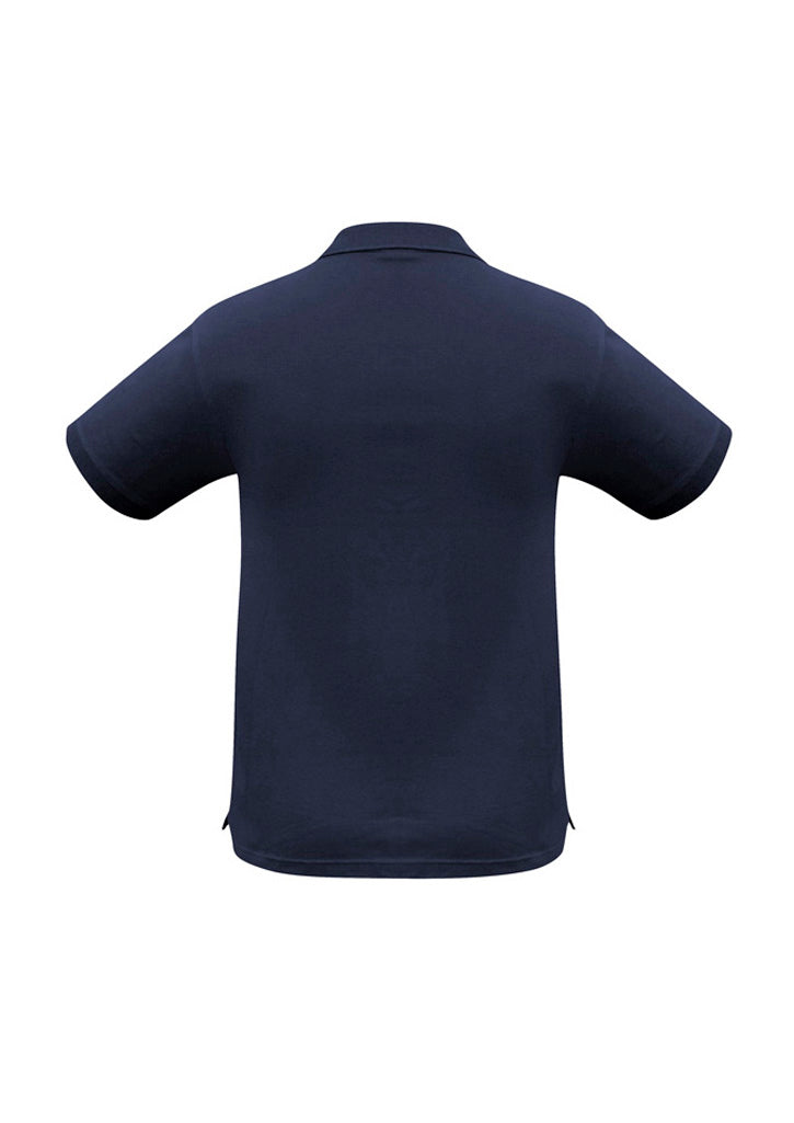 Biz Collection P9000 Oceana Mens Short Sleeve Polo in Navy - back view