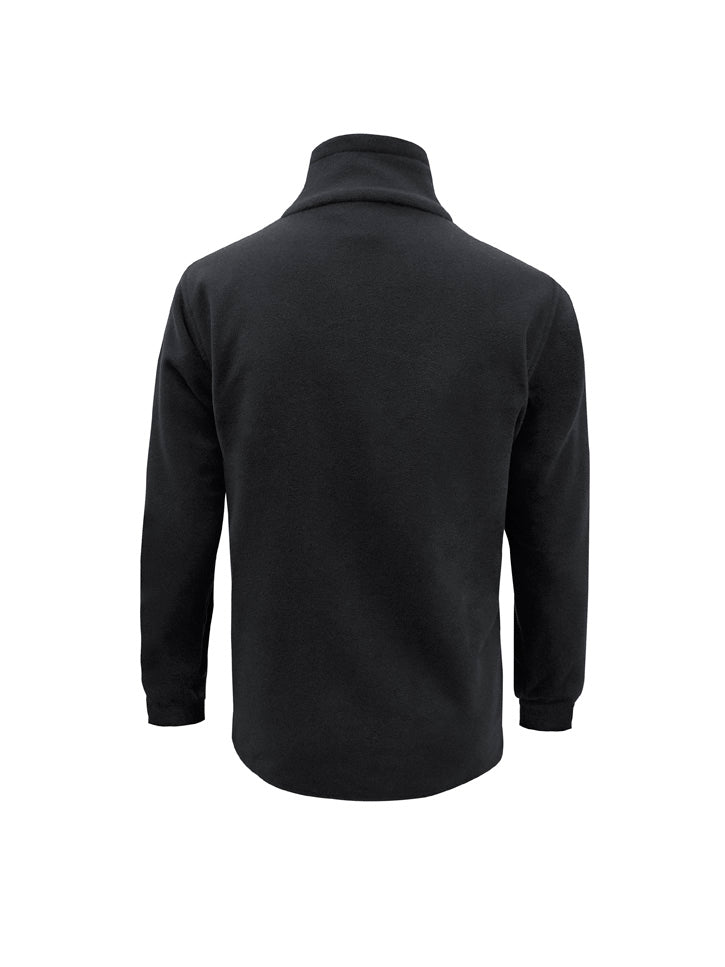 Biz Collection PF380 Heavy Weight Mens Fleece in Black - back view