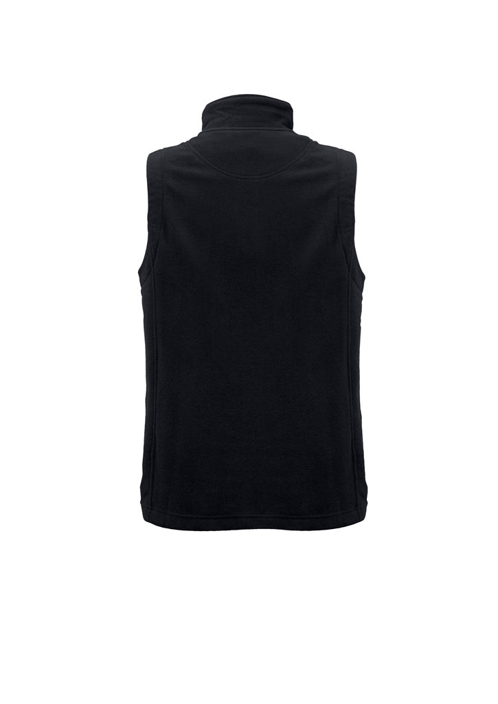 Biz Collection PF905 Plain Womens Vest in Black - back view
