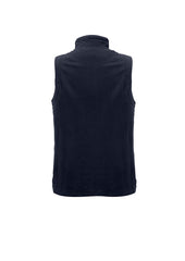 Biz Collection PF905 Plain Womens Vest in Navy - back view
