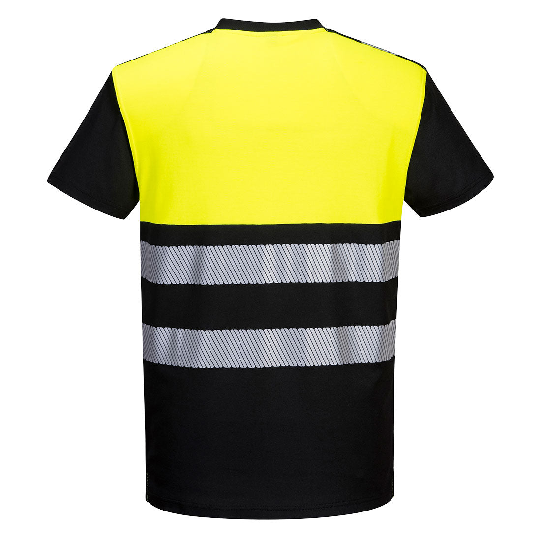 PW3 Hi-Vis Class 1 T-Shirt - PW311 - Portwest - Black/Yellow (rear)