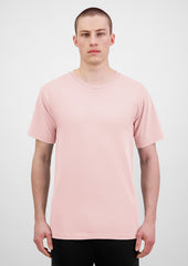 Basis Mens Short Sleeve Tee - X1001M in Pink - model