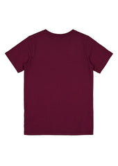 Basis Kids Short Sleeve Tee - X1001K in Plum