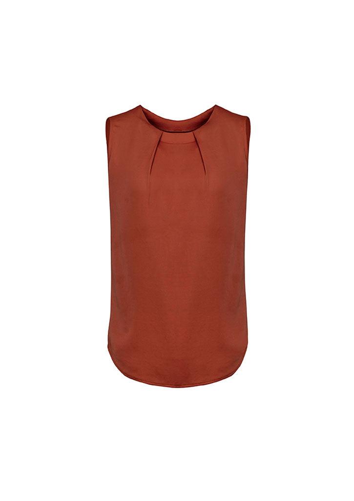 Womens Estelle Sleeveless Pleat Detail Blouse - RB973LN - biz-corporates-6
