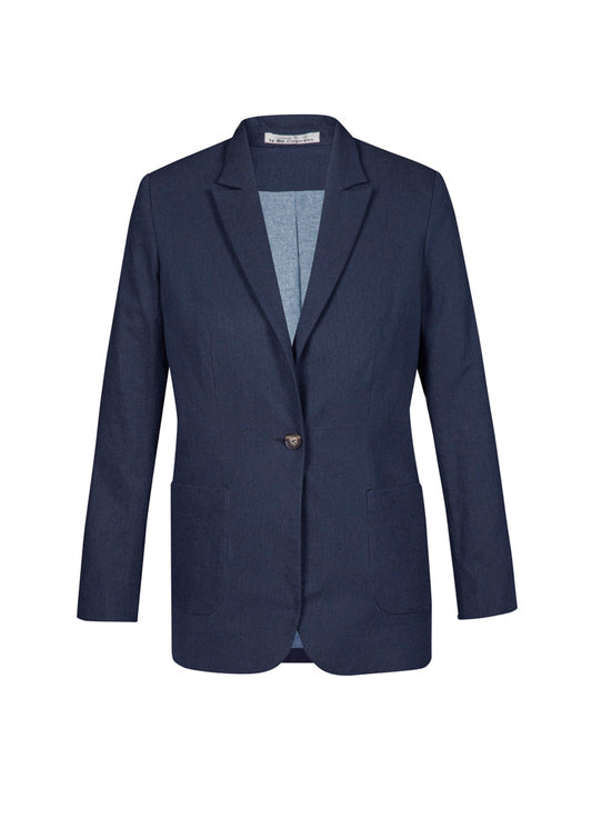Biz Corporates RBL068L Arden Womens Blazer in Navy