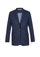 Biz Corporates RBL068L Arden Womens Blazer in Navy