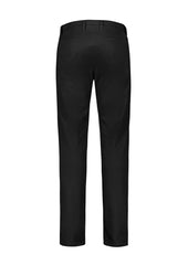Biz Corporates RGP264M Traveller Mens Modern Stretch Chino Pant in Black - back view