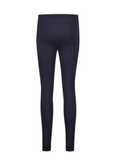 Biz Corporates RGP303L Scuba Ponte Womens High-rise Pull-on Corporate Legging in Navy - back view