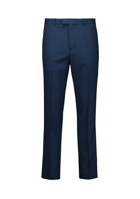 Biz Corporates RGP407M Renew Mens Slim Fit Flat Front Pant in Navy Dusk