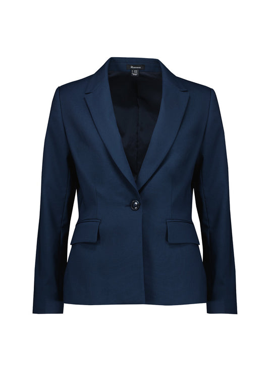 Biz Corporates RJ401L Renew Womens Single Button Mid Length Jacket in Navy Dusk