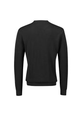 Biz Corporates RJP266M Osaka Mens Pineapple Knit Jumper in Black - back view