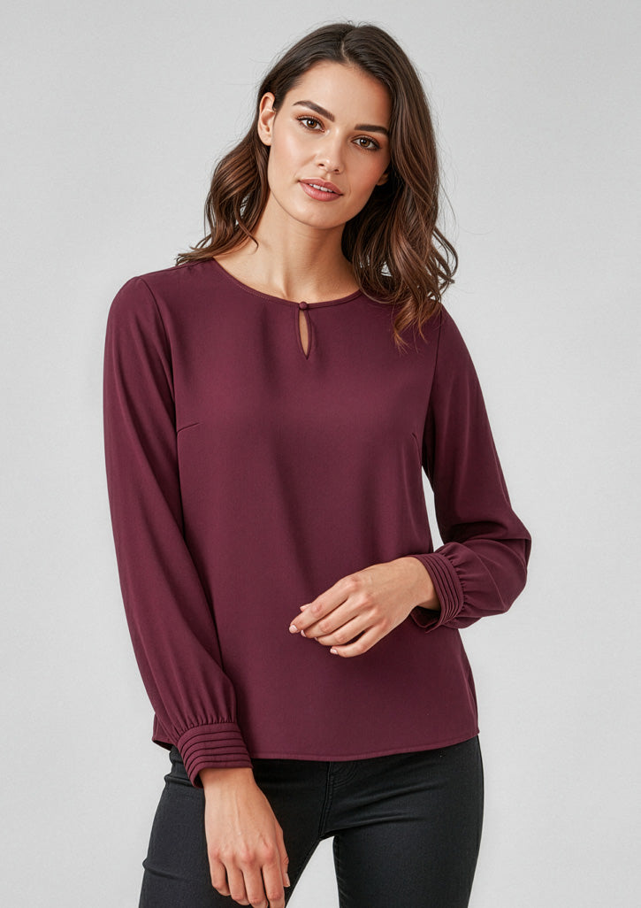 Evelyn Womens Long Sleeve Blouse - RU569LL - biz-corporates-3