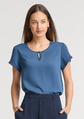 Evelyn Womens Short Sleeve Blouse - RU569LS - biz-corporates-1