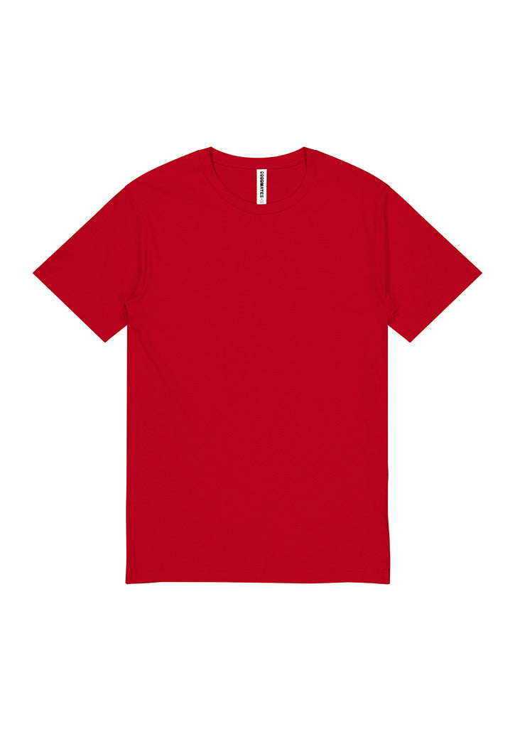 Basis Mens Short Sleeve Tee - X1001M in Red