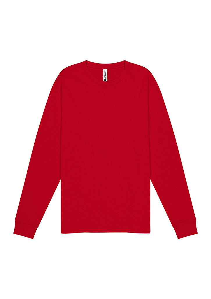 Basis Womens Long Sleeve Tee - X1002W in Red