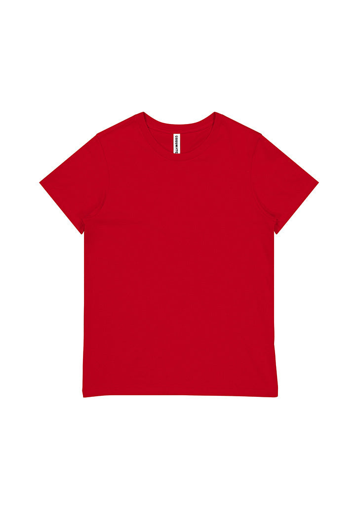Basis Womens Short Sleeve Tee - X1001W in Red