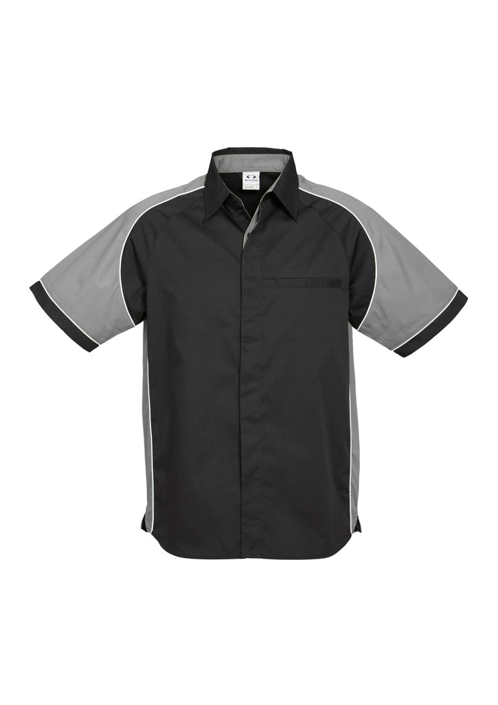 Mens Nitro Short Sleeve Shirt - S10112 - biz-collection-0