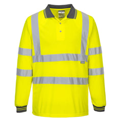 Hi-Vis Polo Shirt L/S - S277 - Portwest-1