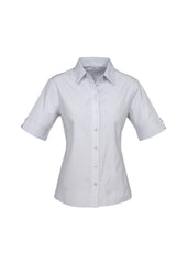 Biz Collection S29522 Ambassador Womens Short Sleeve in Silver Grey
