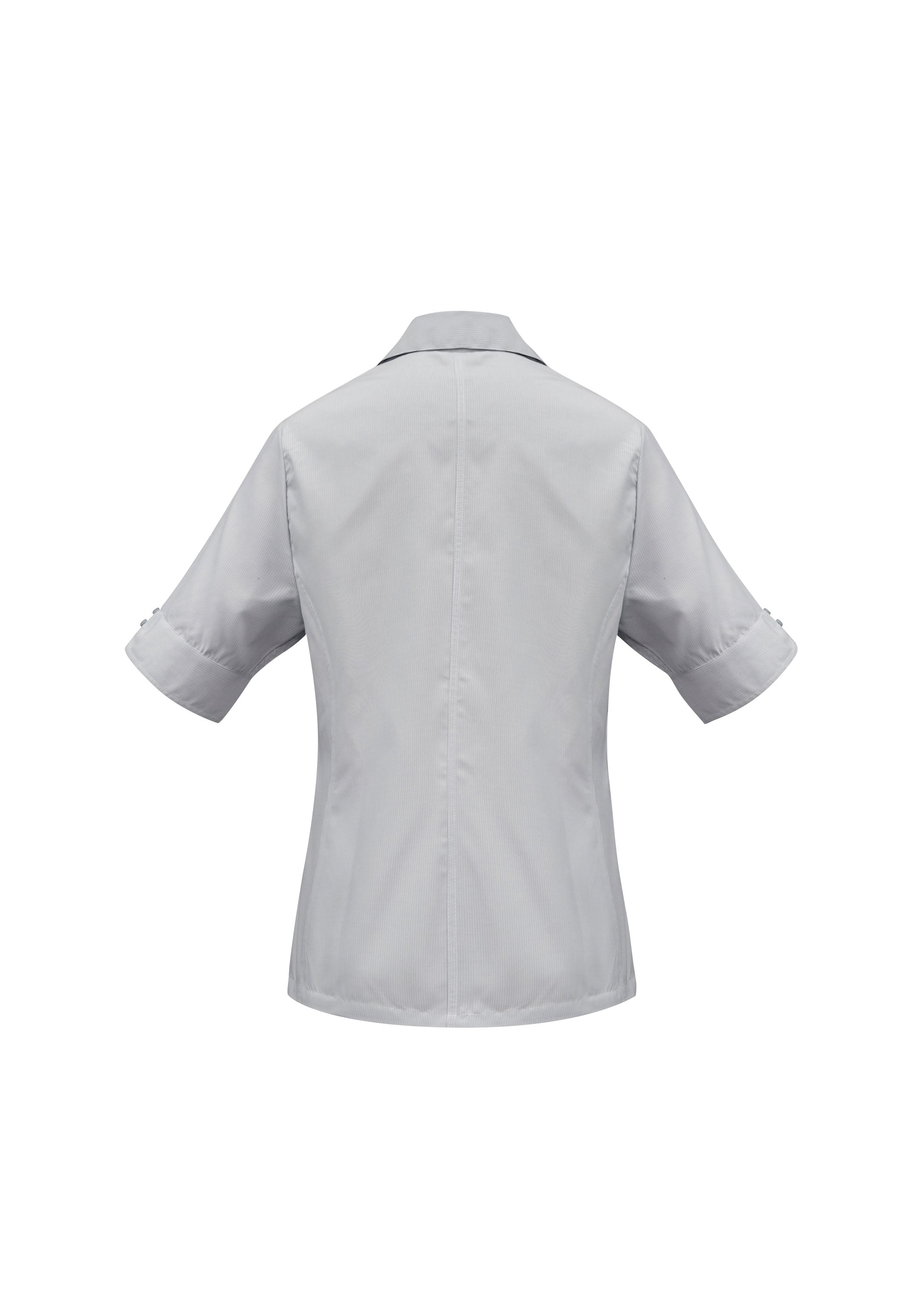 Biz Collection S29522 Ambassador Womens Short Sleeve in Silver Grey - back view
