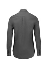 Biz Collection S421LL Soul Womens Long Sleeve Shirt in Grey - back view