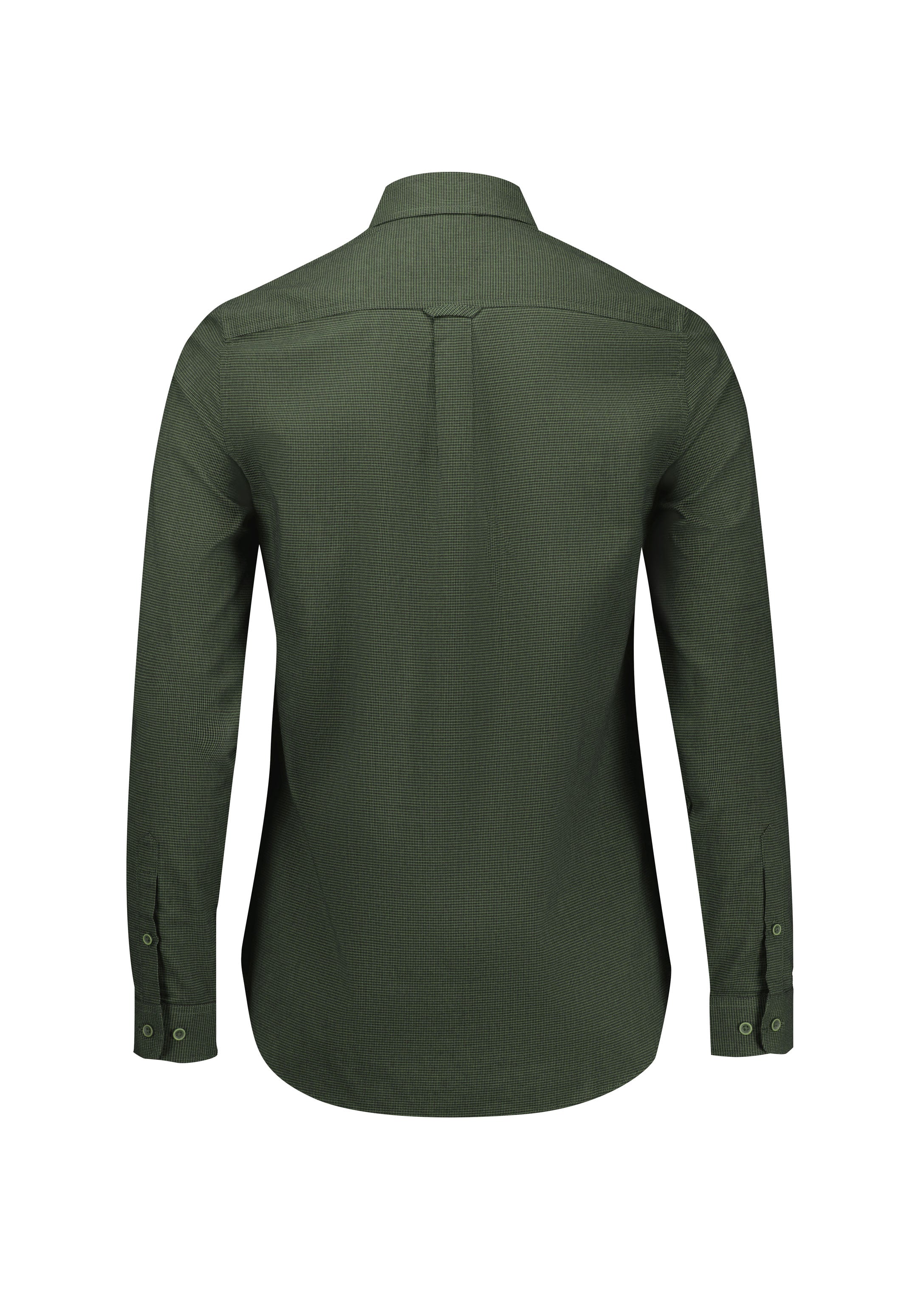Biz Collection S421LL Soul Womens Long Sleeve Shirt in Olive - back view