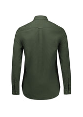 Biz Collection S421LL Soul Womens Long Sleeve Shirt in Olive - back view