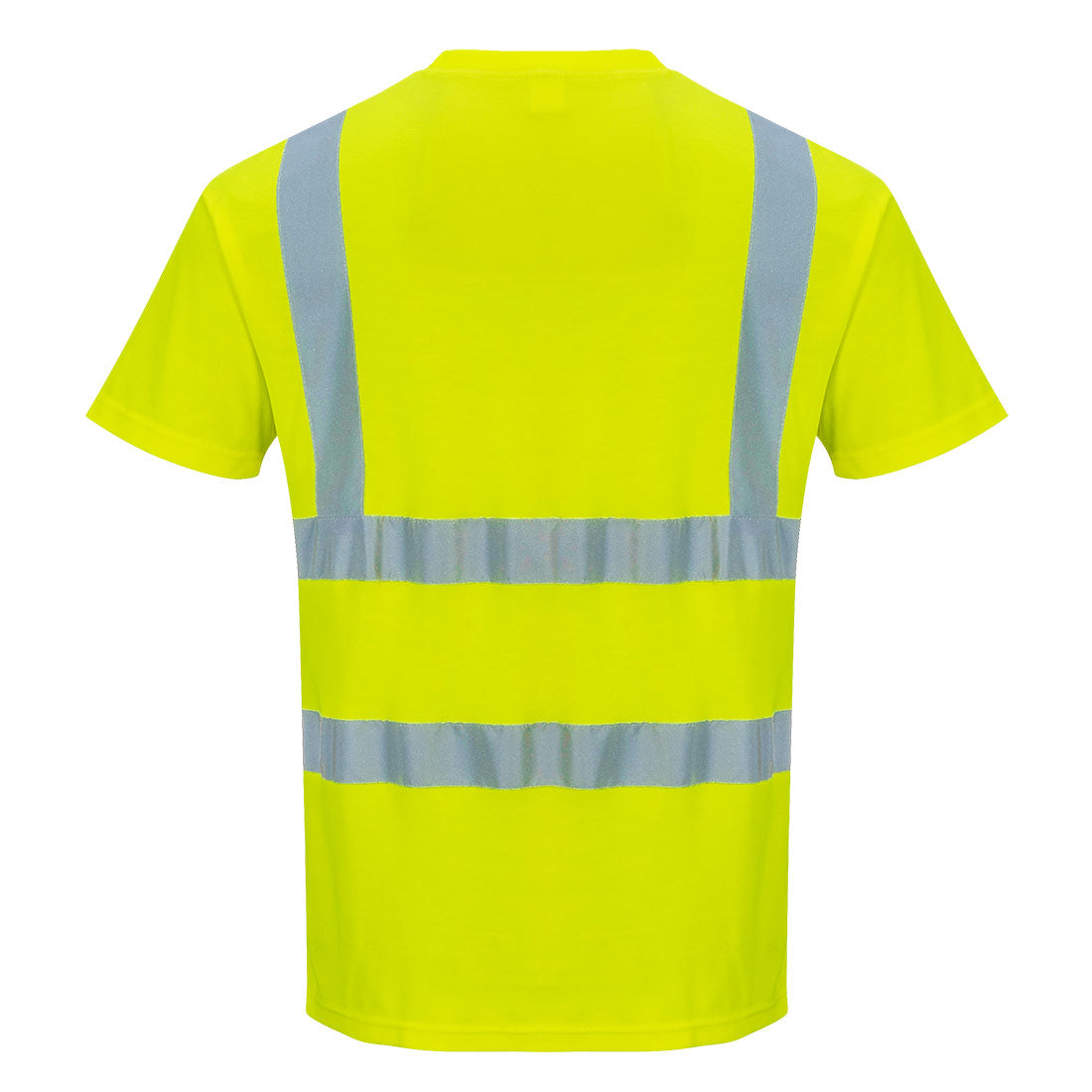 Portwest S478 Hi-Vis T-Shirt S/S in Yellow - back view
