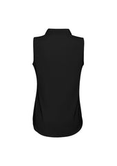 Biz Collection S627LN Madison Womens Sleeveless Top in Black - back view