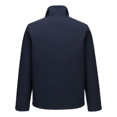 Portwest S647 Heated Softshell Jacket (3L) in Navy - back view