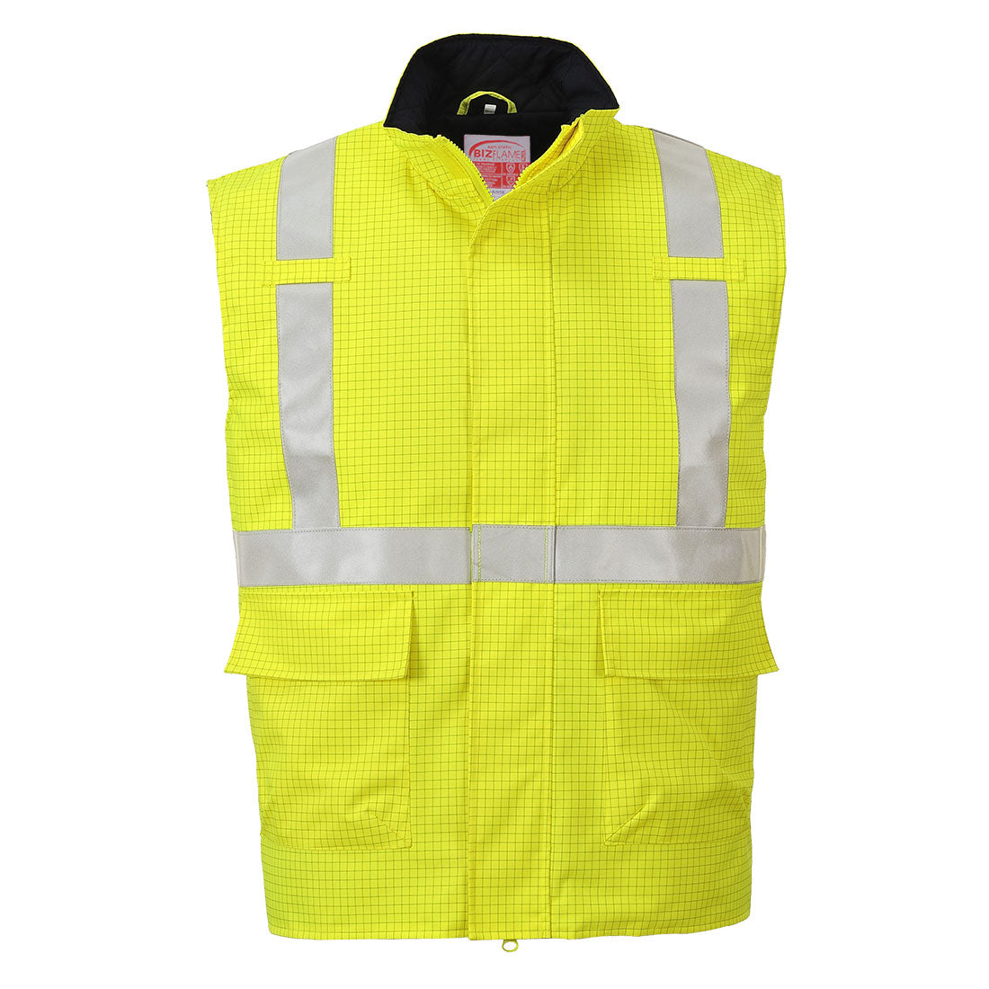 Bizflame Rain Hi-Vis Anti-Static FR Bodywarmer - S776 - Portwest-1