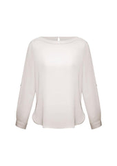 Womens Madison Boatneck Top - S828LL - biz-collection-0