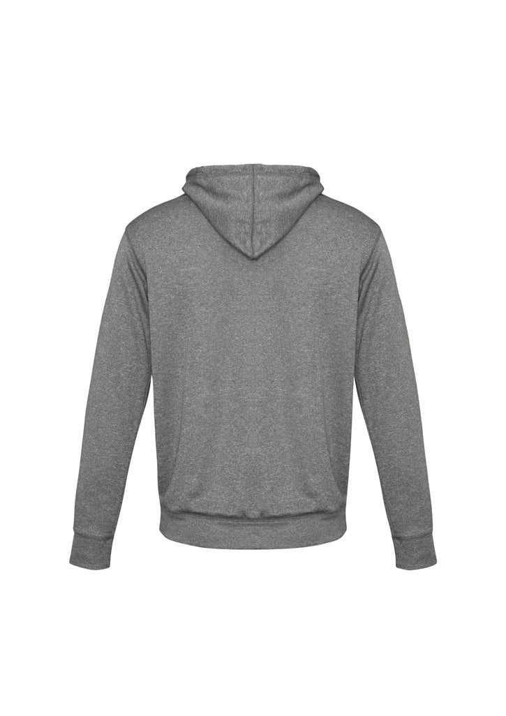 Biz Collection SW239ML Hype Mens Hoodie in Grey Marle - back view