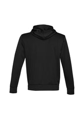 Biz Collection SW310K United Kids Hoodie in Black/White - back view