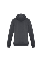 Biz Collection SW760L Crew Womens Hoodie in Charcoal - back view