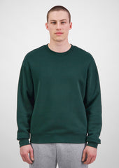 Everyday Mens Crew Sweatshirt - X2007M in Scarab Green - model