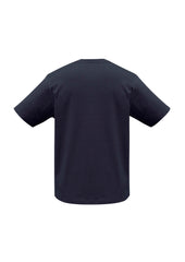 Biz Collection T10032 Ice Kids Short Sleeve Tee in Navy - back view