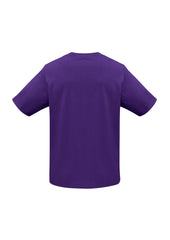 Biz Collection T10032 Ice Kids Short Sleeve Tee in Purple - back view