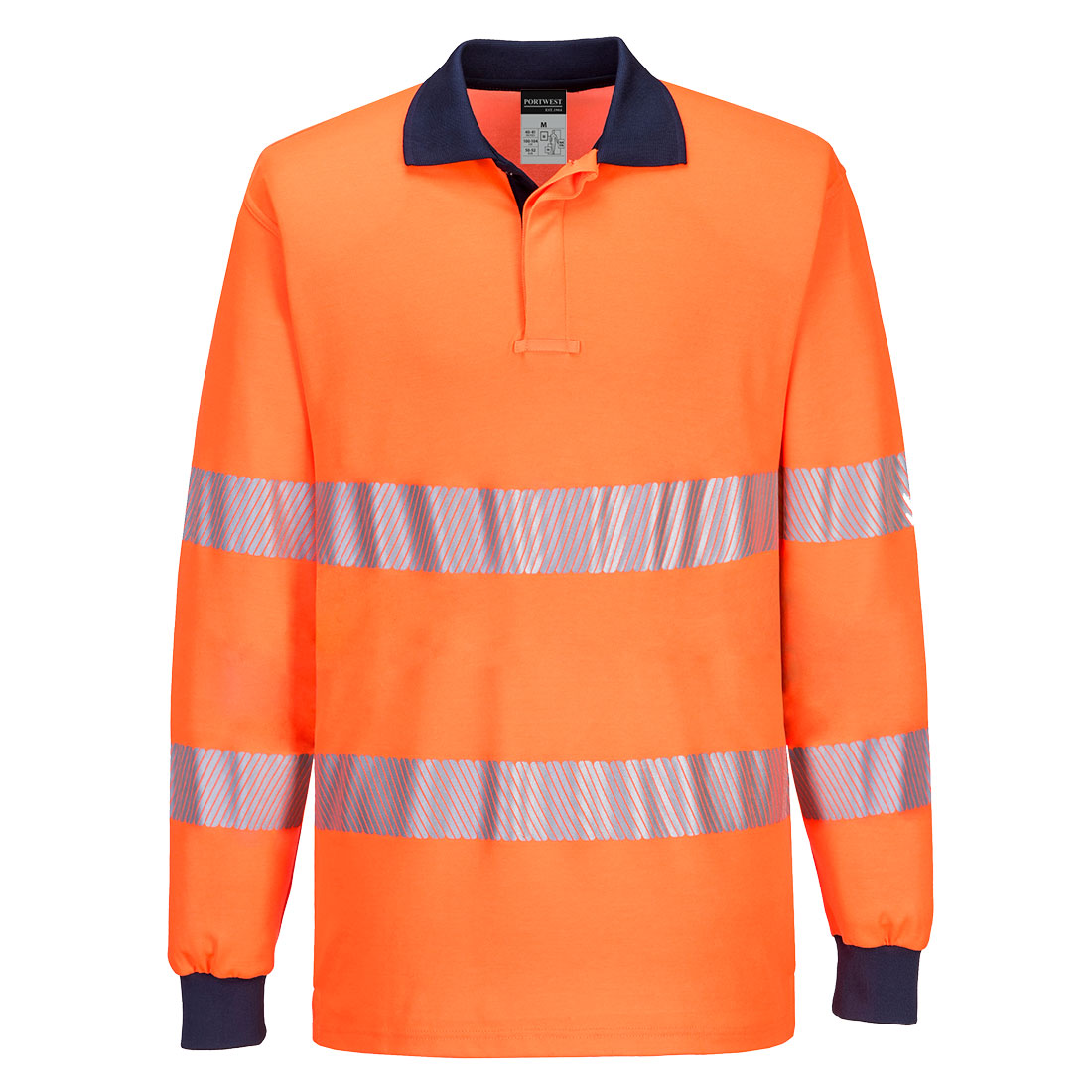 PW3 Hi-Vis Polo Shirt L/S - T186 - Portwest-0