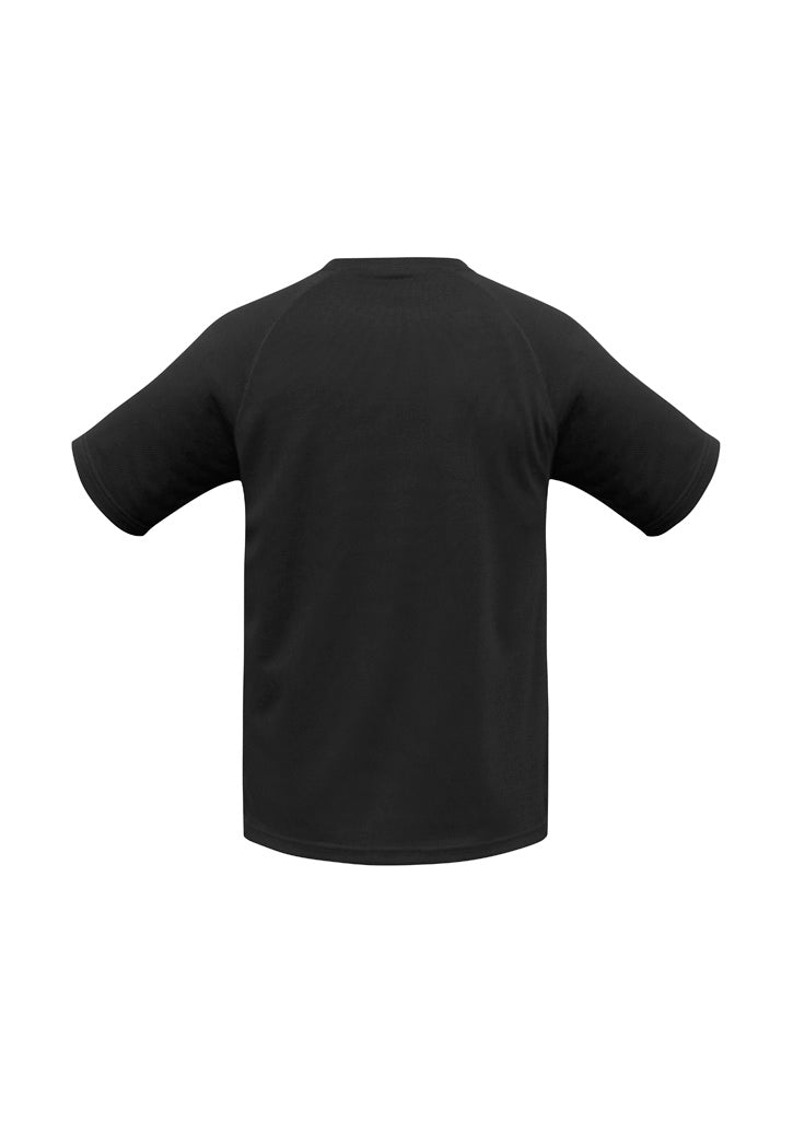 Biz Collection T301MS Sprint Mens Short Sleeve Tee in Black - back view