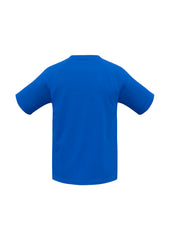Biz Collection T301MS Sprint Mens Short Sleeve Tee in Royal - back view