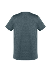 Biz Collection T800MS Aero Mens Short Sleeve Tee in Charcoal - back view