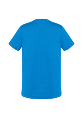 Biz Collection T800MS Aero Mens Short Sleeve Tee in Cyan - back view
