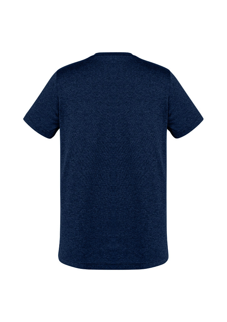 Biz Collection T800MS Aero Mens Short Sleeve Tee in Navy - back view