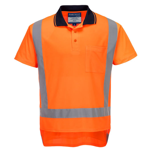 TTMC-W17 Hi-Vis X Back Polo Shirt S/S - TM311 - Portwest-0